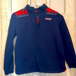 Vineyard Vines girls plaid shep shirt 10-12